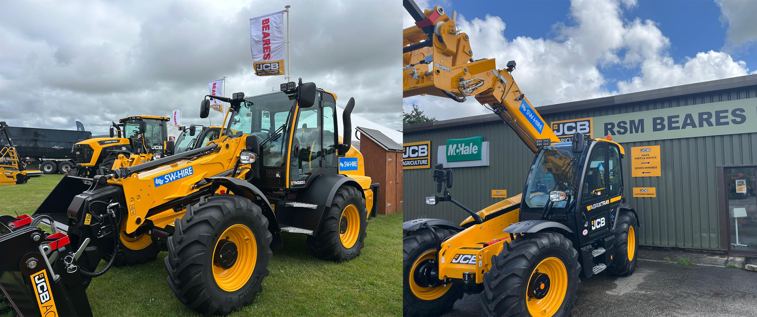 TM320s at Royal Cornwall Show on RSM Beares stand and 542-70 at RSM Beares